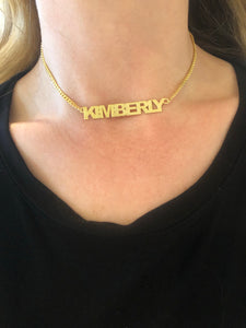 Personalized Cuban Link Choker