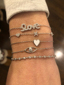 Enamel Heart Bracelets
