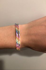 Thin Rainbow Bangle