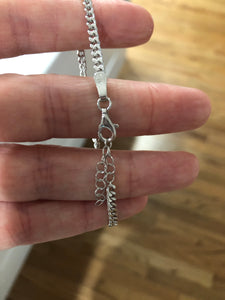 Evil Eye on Cuban Link Chain