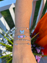 Load image into Gallery viewer, CZ and Paperclip Bracelet