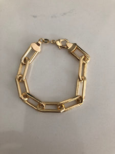 15mm chunky gold link bracelet