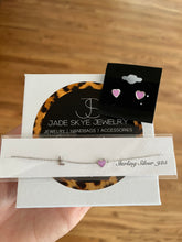 Load image into Gallery viewer, Initial Bracelet With Enamel Heart or Star